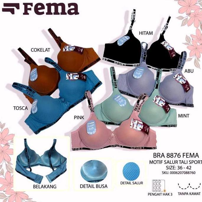 BRA SPORT FEMA CUP B SEDANG KAIT 3 FEMA 720 8876 BUSA SEDANG