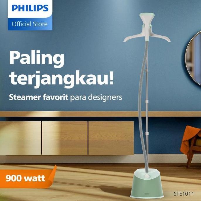 Philips Stand Steamer 1000 Series  STE1011/75 - Green - Setrika Uap Paling Terjangkau - Tangki Air B