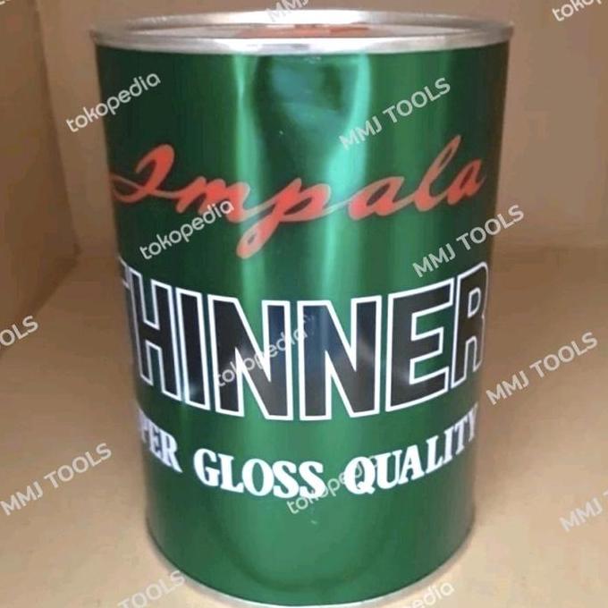 Now- Thinner Impala Kaleng Hijau 1 Liter - Impala Thinner Kaleng Hijau