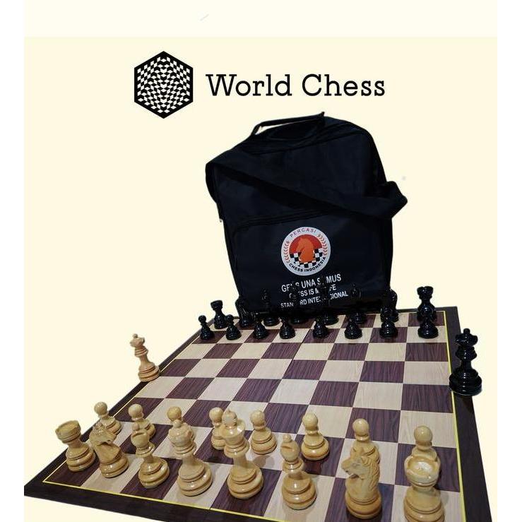 Promo Papan Catur Lipat Kayu Alexander Alekhine Chess Set Cod