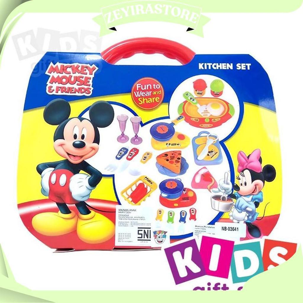 Mickey Mouse Tableware Kitchen Set KGS Terbaru