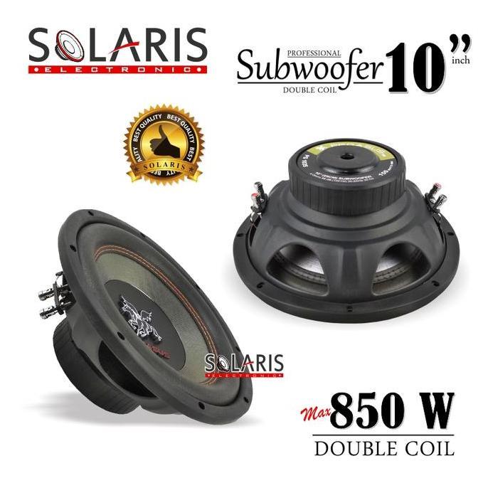 gacorrriki / SUBWOOFER 10 Inch 850 Watt DOUBLE COIL Pegasus PG-1035 Model BARU Diskon