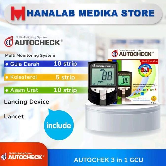 Med- Autocheck 3In1 Monitng System / Alat Gcu Autocheck / Autocheck / Gcu Autocheck / Alat Gcu Alat 