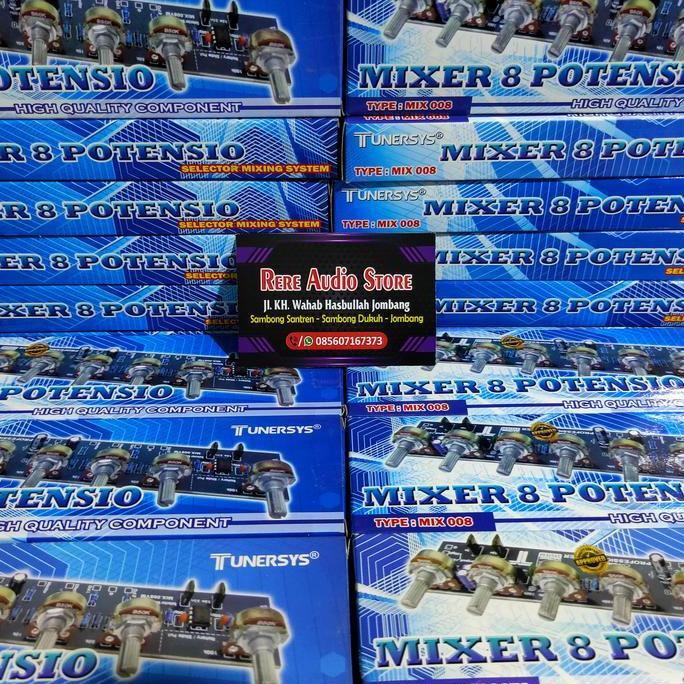 Tronix- Kit Mixer Yamaha 8 Potensio Merk Tunersys