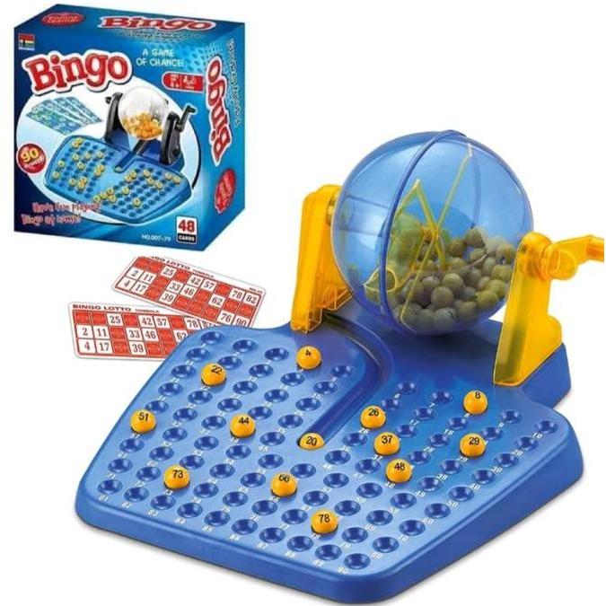 Promo Bingo Cage Big Size Mainan Roller Bola Undian Mainan Board Game Anak Mainan Edukasi Hadiah Kad