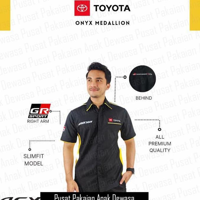 PROMO / Kemeja Seragam Kerja Toyota  Baju Kerja Kantor Sporhem Staff Kantor Kemeja Seragam Kerja Toy