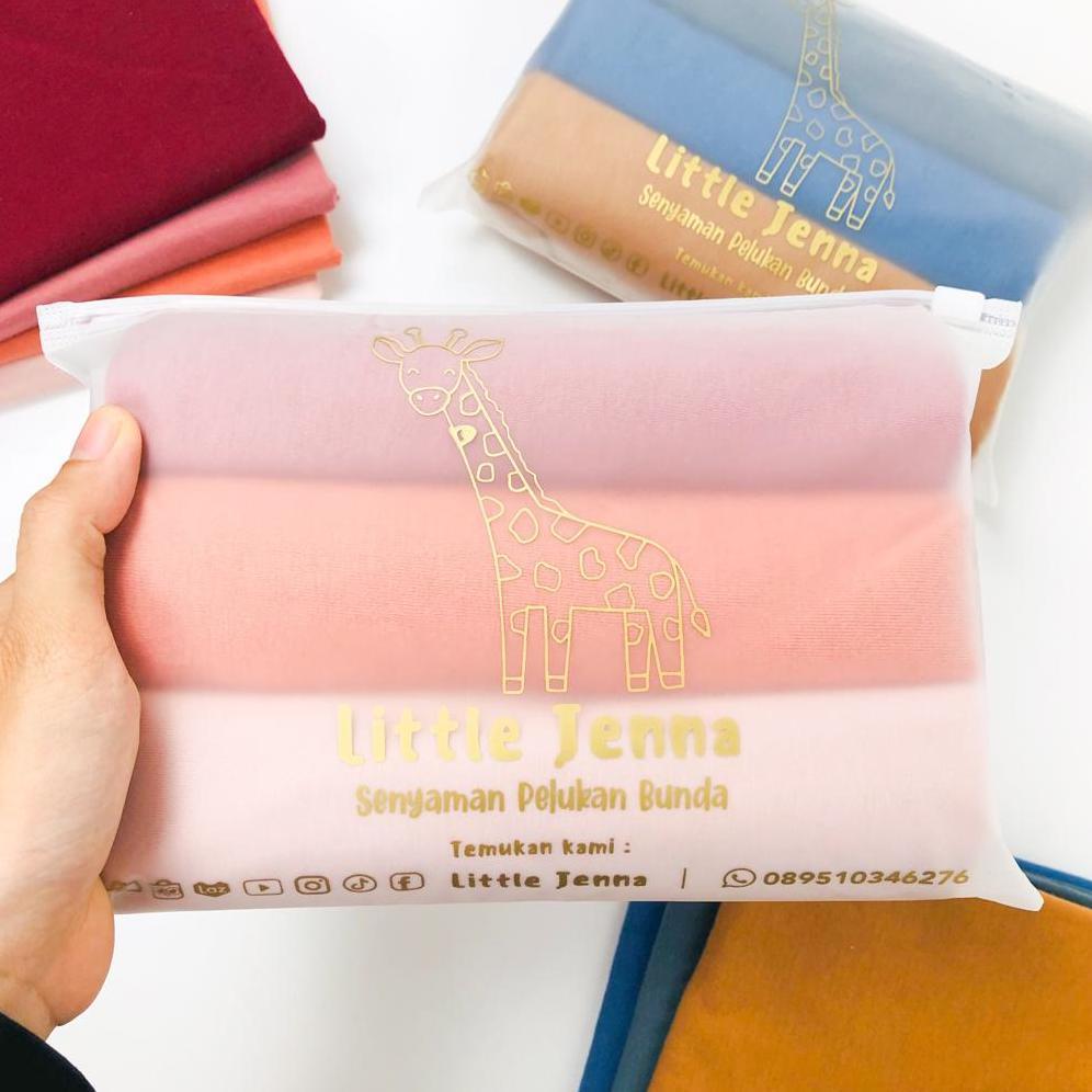 HOT PRODUCT LITTLE JENNA - Bedong Bayi Premium New Born Swaddle 3in1 (1 SET isi 3pcs) Earthtone Seri