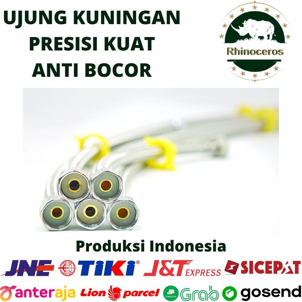 terbaru selang air wastafel flexible /selang air panas shower/ toilet selang closet duduk slang air 