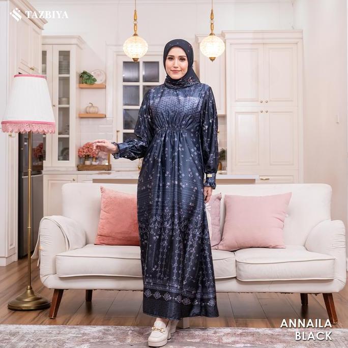 Khza- [New] Exclusive Tazbiya X Adelia Pasha Sarimbit Keluarga | Gamis Silk | Gamis Terbaru 24 | Gam
