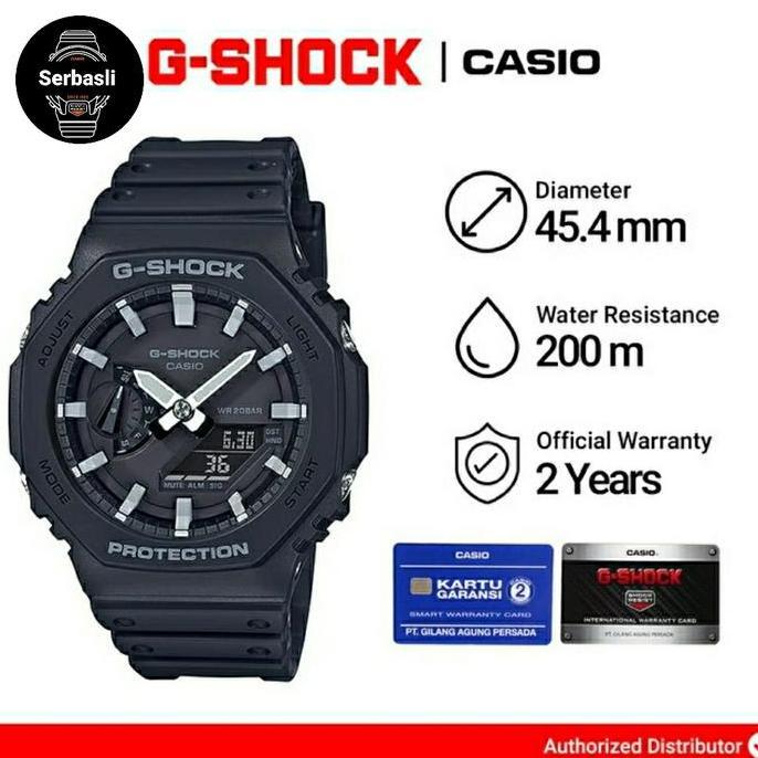 JAM CASIO GSHOCK GA2100 / GA-2100-1ADR ORIGINAL BERGARANSI