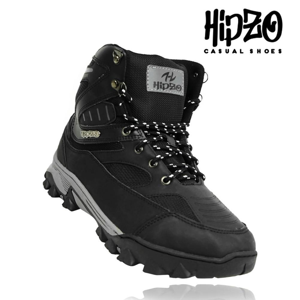 CUCI GUDANG SEPATU HIKING HIPZO M072 BOOTS HIGH QUALITY UNTUK PRIA SIZE JUMBO ORI PENDAKI