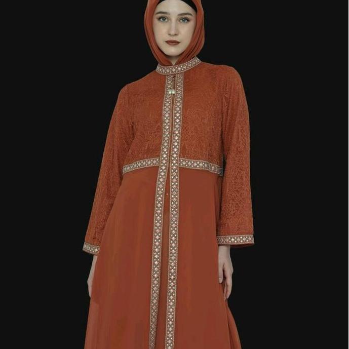 Khza- [New] A1347 - Gamis Abaya Hikmat Fashion