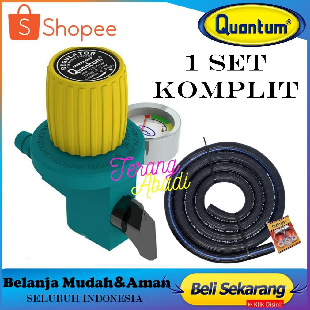NEW Regulator Quantum Paket Selang QRH-09GB Regulator Gas Quantum QRH-09GB auto / QRH-09GB / QRH-09G