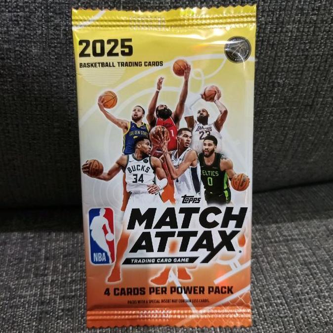 Topps match attax basketball 25-26 power pack sealed (4 cards)