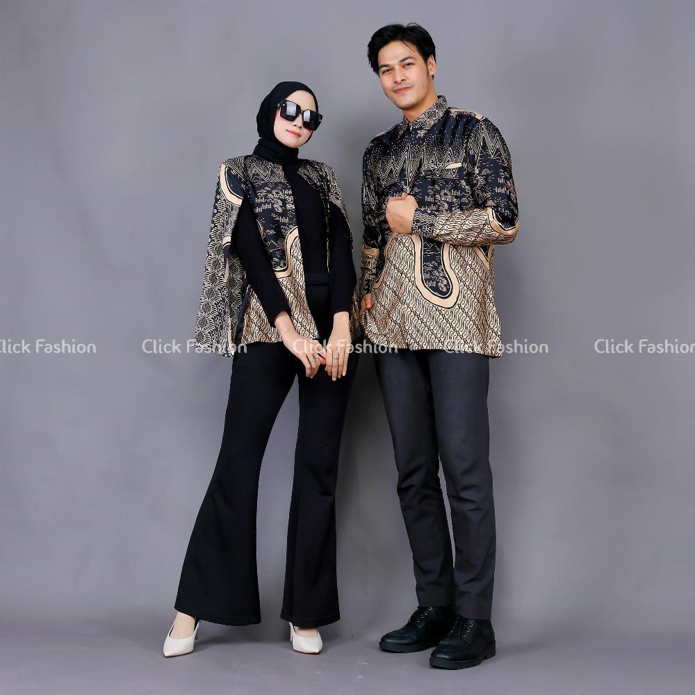 (NEW ARRIVAL)OUTER NAGITA/ COUPLE BATIK/ COUPLE OUTER DAN KEMEJA/ OUTER BATIK/ OUTER BATIK WANITA/ B