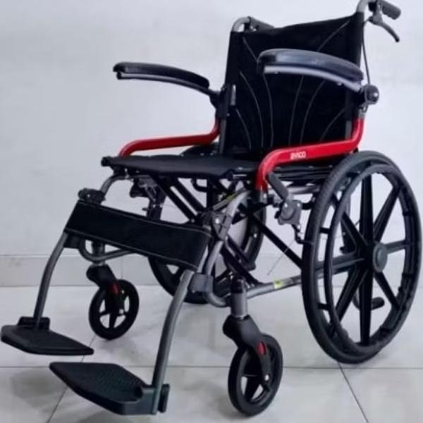 Kursi Roda Travel Ringan Terbaru.Terlaris.Original.Kursi Roda Kecil Lipat Travelling