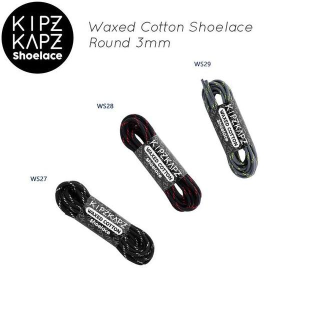 Kipzkapz Group Tali Sepatu Lilin Bulat Waxed Cotton Round 3Mm