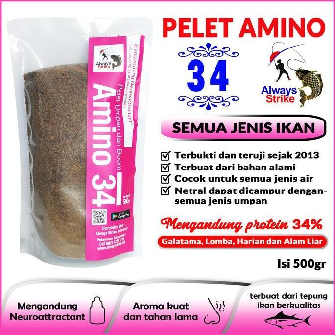Mano- Umpan Mancing Pelet Amino Plus Neuroattractant