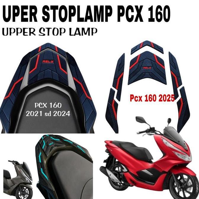 Uper Stoplamp Pcx 160 2025 Uper Stop Pcx 2020-2024 Bahan Karet Premium Aksesoris Motor Pcx 160 Varia