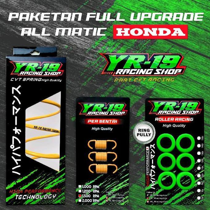 FULL UPGARDE (ALL MATIC HONDA) YR-19 RACING SHOP