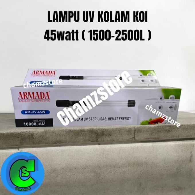 lampu UV kolam koi 45 watt UV ultraviolet / Lampu uv aquarium kolam koi
