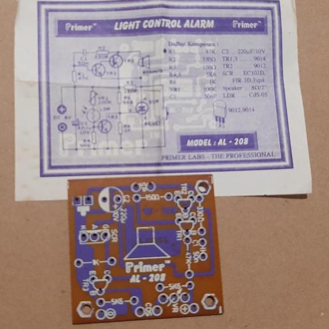 ~@~@~@~@] PCB light Control Alarm | pcb pengatur alaram lampu | Primer AL-208