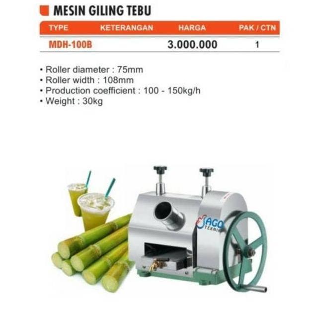 ] Mesin Giling Tebu / Gilingan Tebu