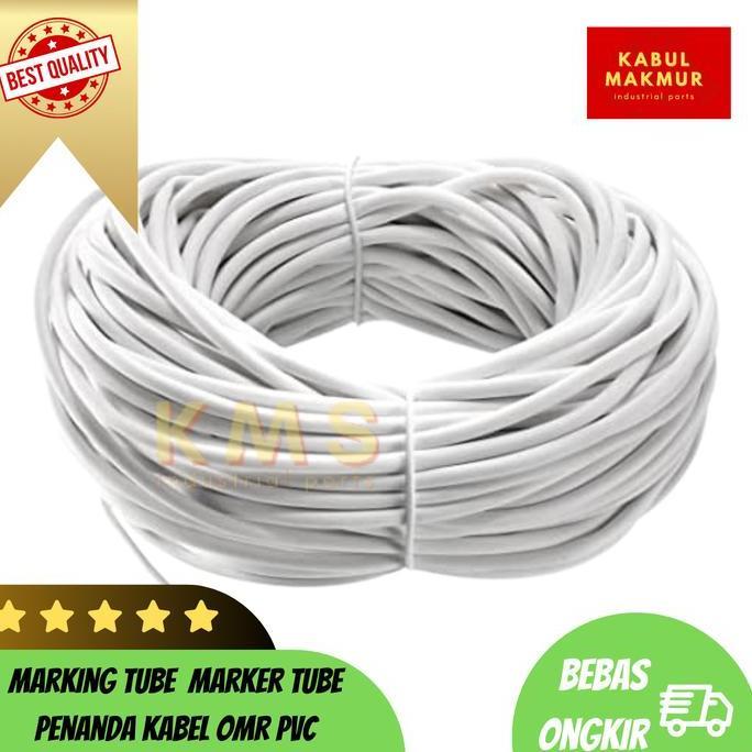 {{{{{{] Marking Tube | Marker Tube | Penanda Kabel 6 mm OMR PVC
