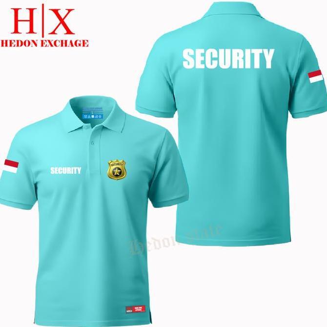 7Tridarmasila - Hedon State - Poloshirt Pendek Security Baju Kaos Kerah Seragam Pria Wanita