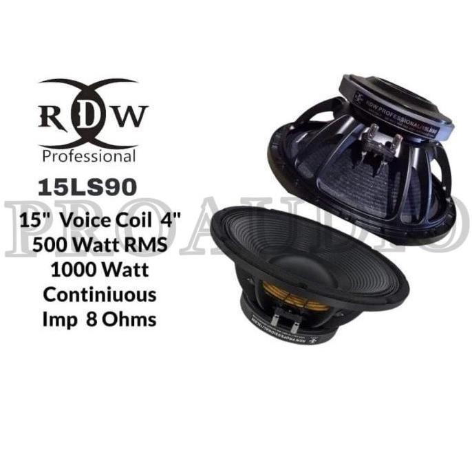 TERBARU - Speaker Komponen RDW 15 LS 90 / 15LS90 / 15 LS90 - Speaker RDW 15 inch Coil 4