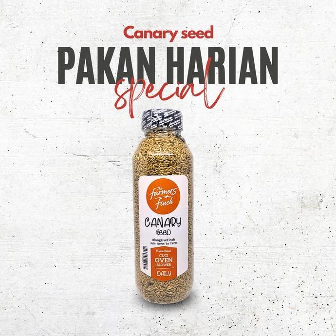 7Tridarmasila - Kenari Seed Organic Bersih Canary Seed 500Ml