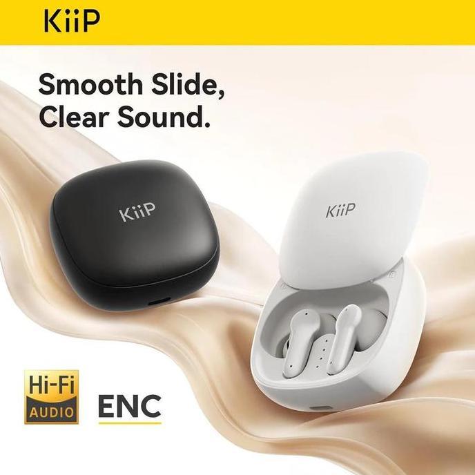 HARGA DISC - KIIP WIRELESS DTS12 TWS TRUE WIRELESS BT 5.4 IPX5 ENC NOISE CANCELING BLUETOOTH HEADSET