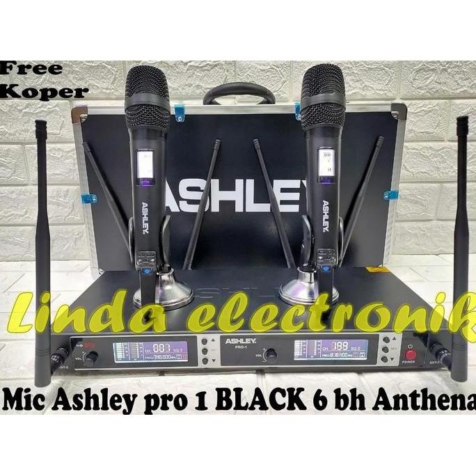 Mic wireless ashley pro 1 hitam ashley pro1 ORYGINAL