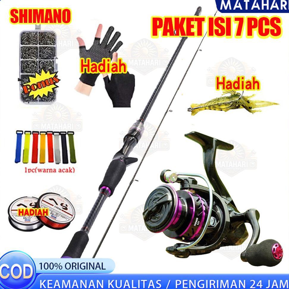 Set Pancing 1.8m/2.1m Joran Pancing 1000-4000 Reel Pancing 150M Senar Pancing Umpan Combo pancingan 