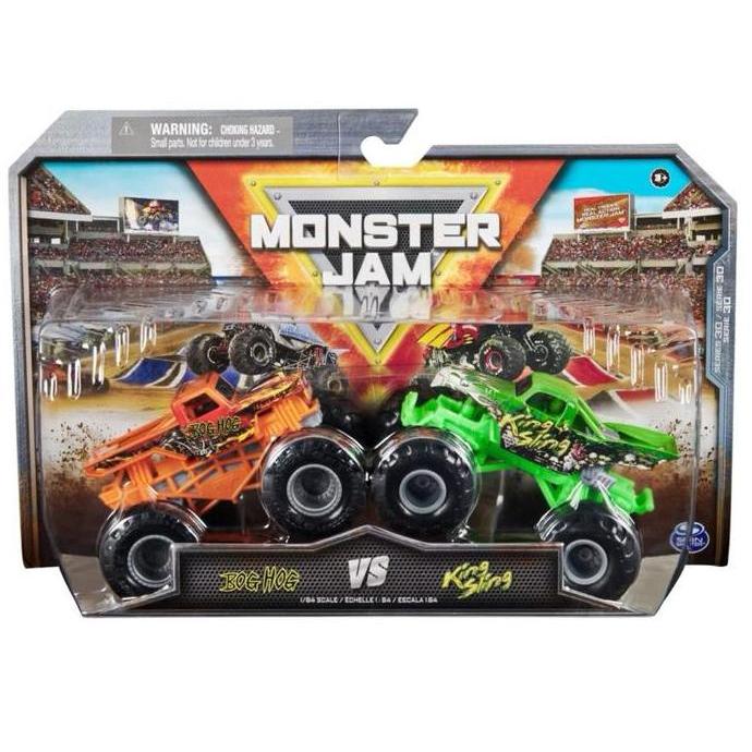 MONSTER JAM BOG HOG VS KING SLING 2 PACK SERIES 30 TTMT