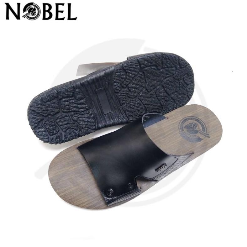 Free Ongkir Nobel Stone-03 Sandal Slide Selop Kokop Kulit Pria Dewasa Terbaru 2023 | Sandal Pria Unt