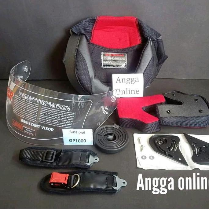 Promo Paket Sparepart Helm Nhk Gp 1000, Nhk Gp1000. Busa Helm Nhk Gp 1000 + Kaca Helm & Rachet Nhk G