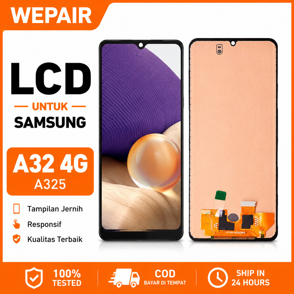 LCD Touchscreen untuk Samsung Galaxy A32 4G A325 Fullset Layar Sentuh