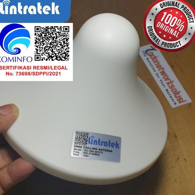 Turismen90 - Antena Omni indoor Jamur Ceiling untuk Repeater 2G 3G 4G Lintratek ORI