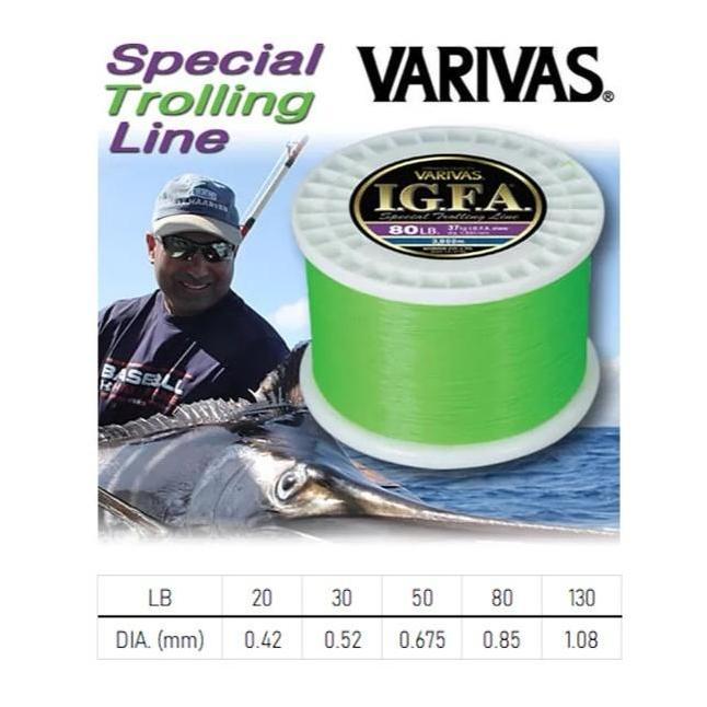 Varivas IGFA Special Trolling Line 1000m Nylon Mono Senar Pancing