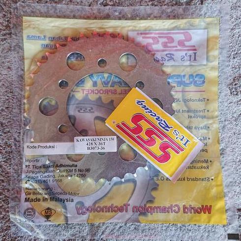 Gear SSS (Belakang) 428 : NINJA R/RR : Size 36T-45T