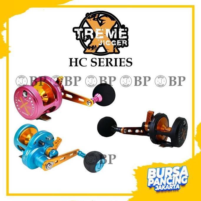 Team Kamikaze Reel Pancing Xtreme Jigger HC Series LX4 - RX4 8+1BB Machine 6061-T6 Aluminium Frame