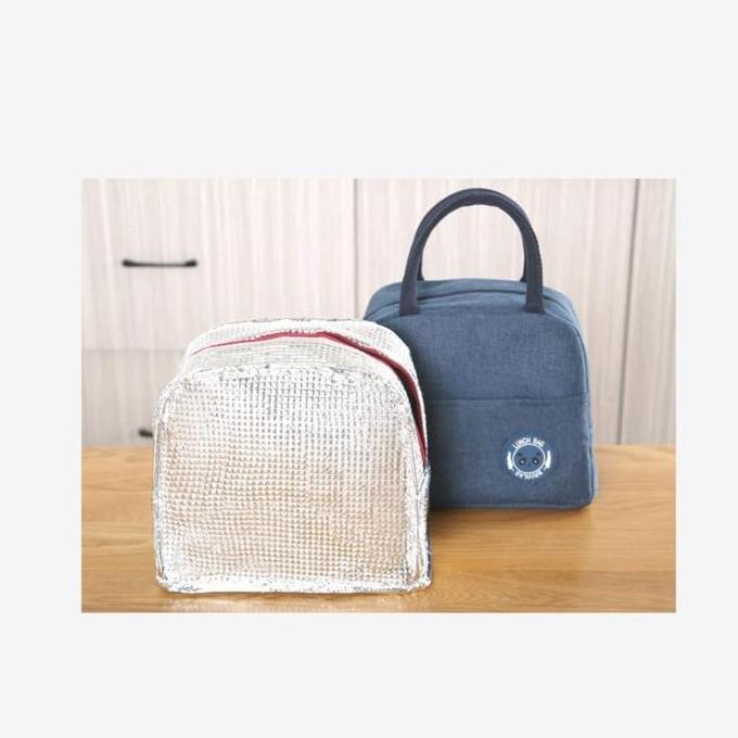 274 LUNCH BAG ANAK DAN DEWASA TAS BEKAL Wanita / Pria , TAS BEKAL Makanan MS