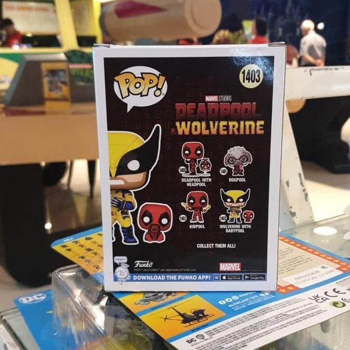 HOT SALE FUNKO POP DEADPOOL & WOLVERINE WOLVERINE WITH BABYPOOL 1403 TERMURAH