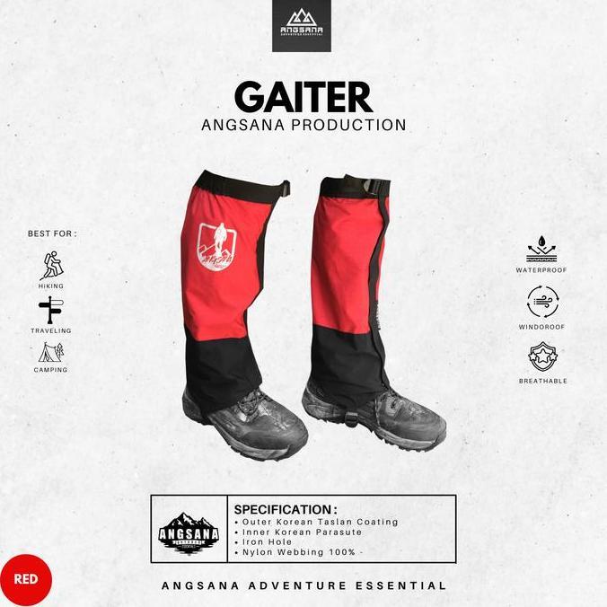 GAITER ANGSANA OUTDOOR RED PM