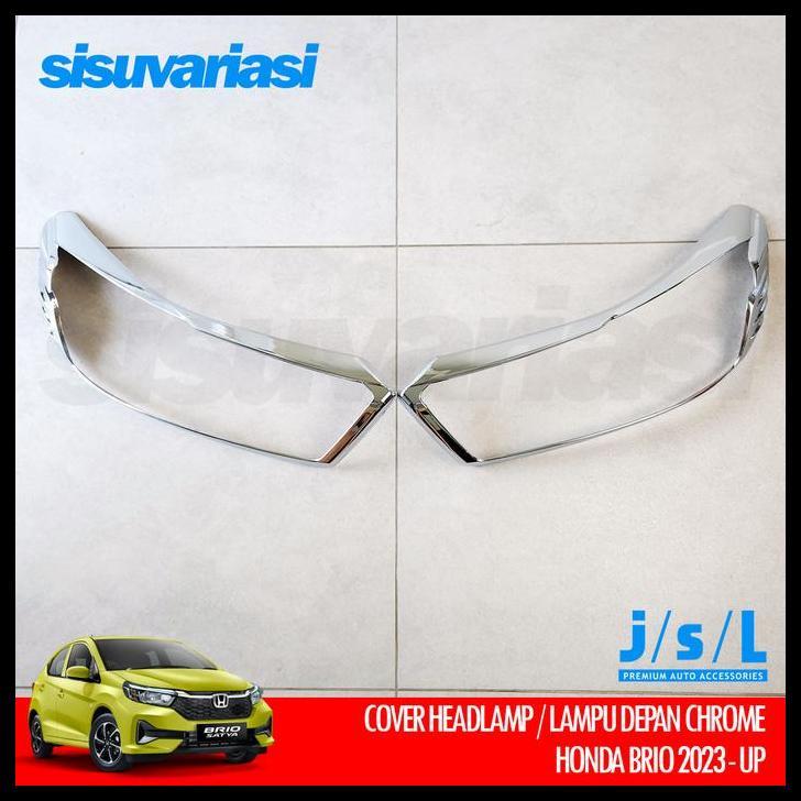 Brio 2023 2024 2025 Aksesoris Cover Headlamp Lampu Depan Jsl Terlaris