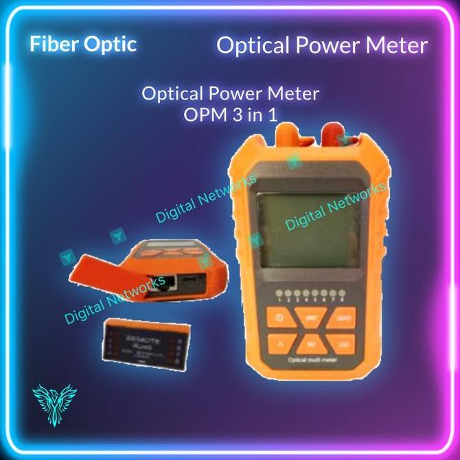 TERMURAH - Optical Power Meter OPM 3 in 1 Optik Power Meter OPM 3in1