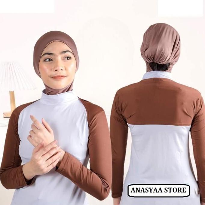 Balero Wanita Manset Tangan Wanita Hijab Manset Sambung Lengan Panjang Spandex Bahan Lembut