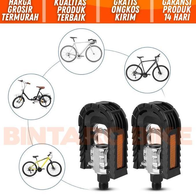 Promo Pedal Sepeda Lipat Pda02 Du Bearing Alloy Foldable Sepeda Lipat Mtb Roadbike Minivelo Comuter 