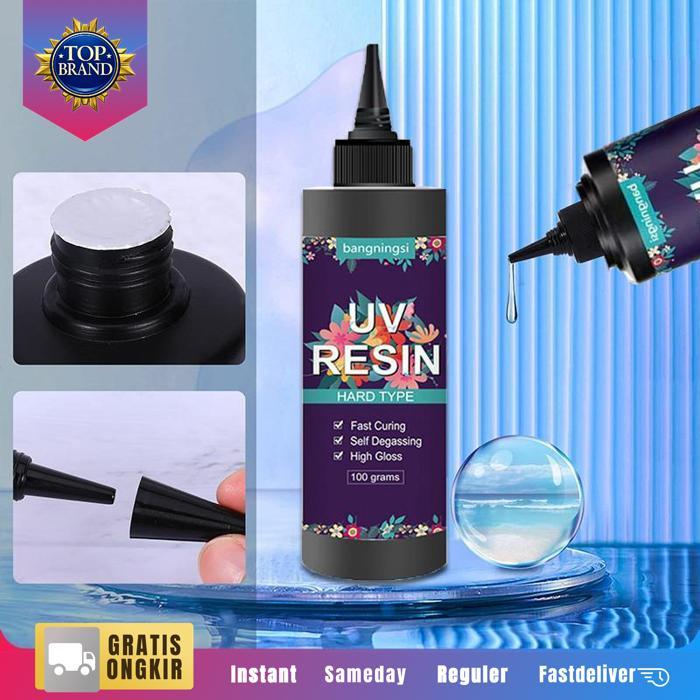 Lem Resin Bening UV 100 Gran Resin Ultraviolet Original